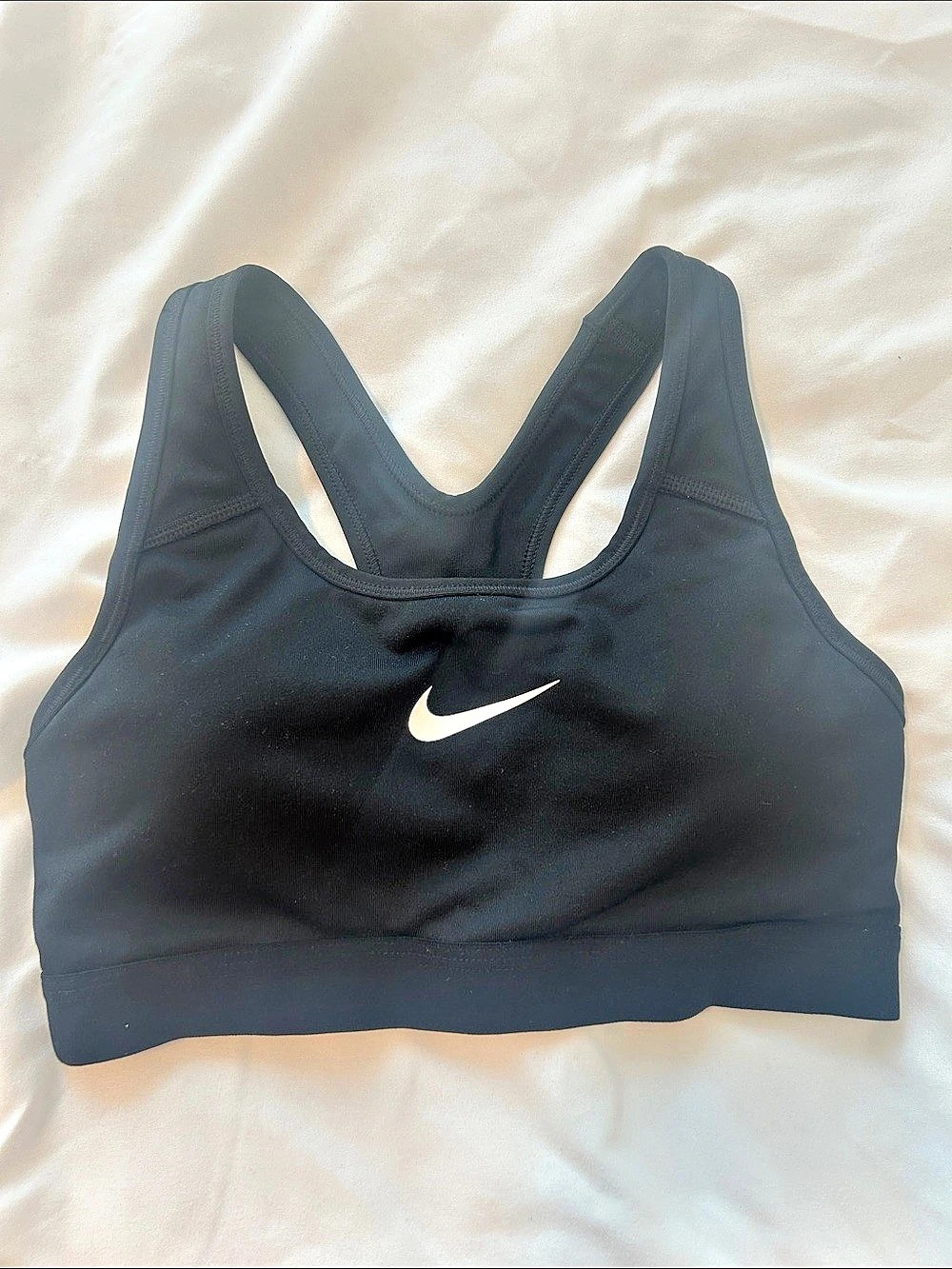 Nike Dri-FIT Racerback Sports Bra Black
